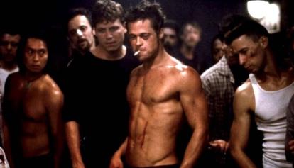 Brad Pitt, en una escena de 'El club de la pelea'.