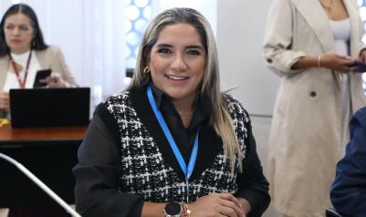 La asambleísta Ingrid Salazar es representante de la provincia del Guayas por Construye.