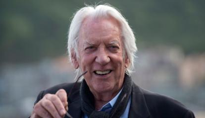 Actor canadiense Donald Sutherland, fallecido este 20 de junio de 2024.