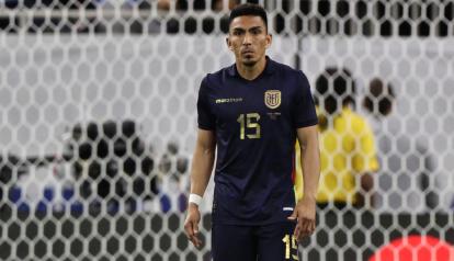 Ángel Mena, durante un partido con la selección de Ecuador, el 4 de julio de 2024.