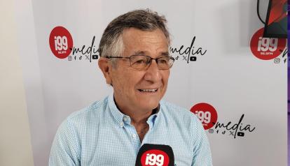 Galo Moncayo en una entrevista en Radio i99, el 7 de enero de 2025.