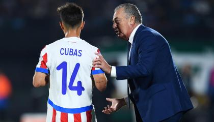 Gustavo Alfaro, durante un partido de la selección de Paraguay, el 6 de septiembre de 2024.