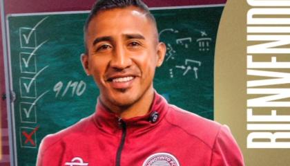 Danny Luna, refuerzo anunciado por Vinotinto Ecuador, este lunes 20 de enero de 2024.