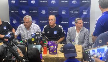 Jorge Célico es presentado como nuevo director de Emelec, el 23 de enero de 2025.