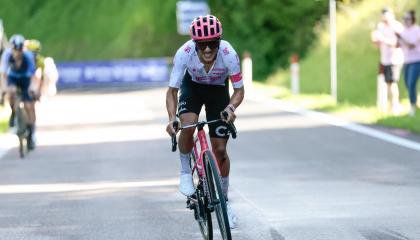 El ecuatoriano Richard Carapaz, durante la Etapa 16 del Giro de Italia, el 27 de mayo de 2026