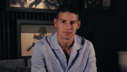 James Rodríguez, futbolista de Atlético Nacional anuncia su retiro de la selección de Colombia a través de un vídeo, el 15 de septiembre de 2026.