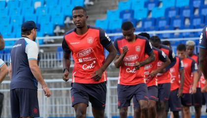 Los jugadores de la selección de Ecuador, durante un entrenamiento en Corea del Sur, el 23 de septiembre de 2026.