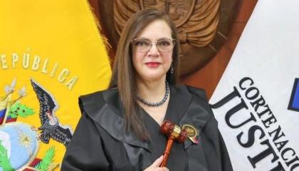 Daniela Camacho, jueza de la Corte Nacional de Justicia y aspirante en el concurso a Fiscal General, 23 de octubre de 2026.