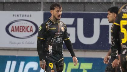 Darío 'Pipa' Benedetto, durante el partido de Barcelona SC ante Aucas por la LigaPro, el 26 de octubre de 2026.