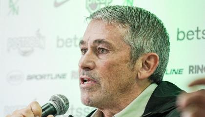 Gustavo Fermani, nuevo director deportivo de Barcelona SC durante una entrevista en su exequipo Atlético Nacional, el 12 de junio de 2024.