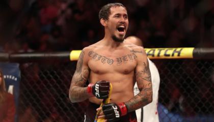 Marlon 'Chito' Vera, después de su quinta victoria consecutiva en la UFC, en octubre de 2019.