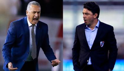 Gustavo Alfaro y Marcelo Gallardo, dos estilos distintos en busca de la final. 