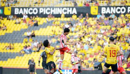 El equipo ambateño venció  0-1 a Barcelona en el Monumental por la fecha 29 de LigaPro.