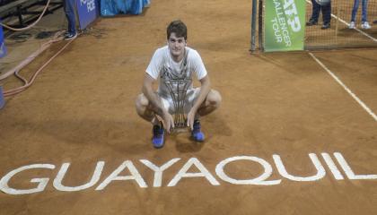 Thiago Seyboth Wild se consagró por primera vez en el Challenger de Guayaquil