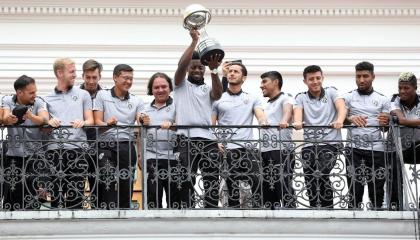 Independiente del Valle, campeón de la Copa Sudamericana 2019, obtuvo un reconocimiento por parte del presidente Moreno.