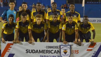 El conjunto de Ecuador venció 3-2 a Uruguay es el punto del Grupo B del Sudamericano Sub 15. 