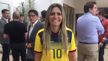 Emily Lima, DT brasileña, fue presentada el jueves 5 de diciembre como la nueva estratega de la selección femenina de Ecuador. 