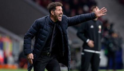 Diego Simeone, actual entrenador del Atlético de Madrid y uno de los máximos ídolos de la afición 'colchonera'. 