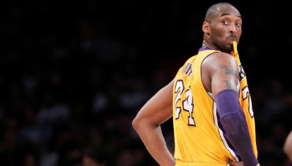 Kobe Bryant durante un partido de la NBA en la temporada 2011. 