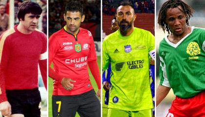 Ángel Liciardi, Luis Miguel Escalada, Esteban Dreer y Cyril Makanay, algunos de los futbolistas extranjeros más recordados. 