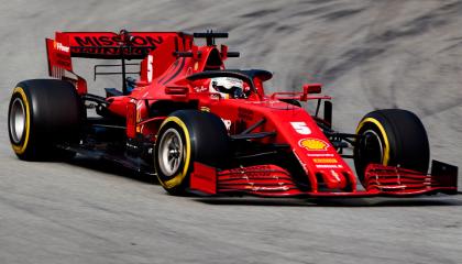 El piloto de Ferrari terminó la jornada de entrenamiento con el mejor tiempo.