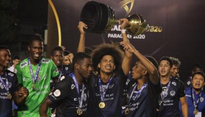 El Independiente del Valle Sub 20 se coronó campeón de la Copa Libertadores. 