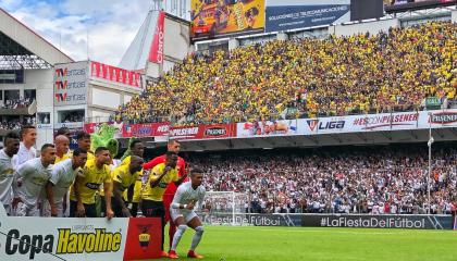 Barcelona solo ha podido empatar en 18 ocasiones en el estadio de Liga de Quito, por campeonato nacional.