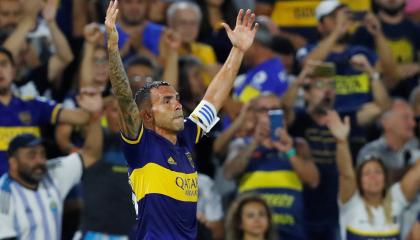 Carlos Tévez se coronó campeón del torneo local con Boca Juniors, el 7 de marzo de 2020.