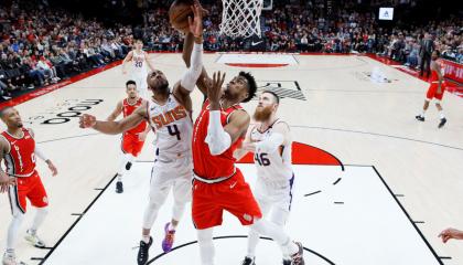 El partido entre los Phoenix Suns y los Portland Trail Blazers, fue el último que se jugó, antes de que la NBA suspenda temporalmente la liga. 