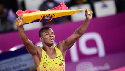 El deportista ecuatoriano se consagró como campeón panamericana en Lima 2019.