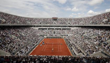 El estadio Philippe Chatrier es la cancha principal del segundo Grand Slam del circuito ATP. 