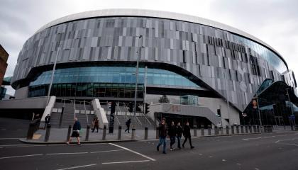 Vista del estadio de Tottenham Hotspur, equipo inglés. 