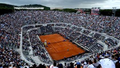 Foto panorámica del Masters 1.000 de Roma.