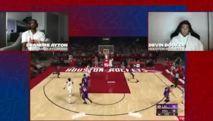 Devin Booker demostró ser el más hábil en el Play Station y se llevó el torneo NBA2K.