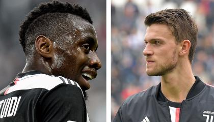 Blaise Matuidi y Daniele Rugani juegan en la Juventus, dirigido por Maurizio Sarri.