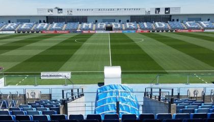 Imagen del interior del estadio Alfredo Di Stéfano, ubicado en la Ciudad Deportiva del club, en Madrid.