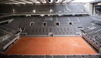 Vista panorámica del estadio principal del campeonato, el Philippe Chatrier.