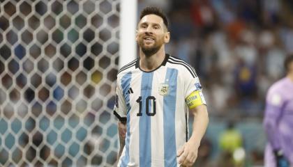 Lionel Messi, durante el partido ante Australia por el Mundial de Qatar, el 3 de diciembre de 2022.