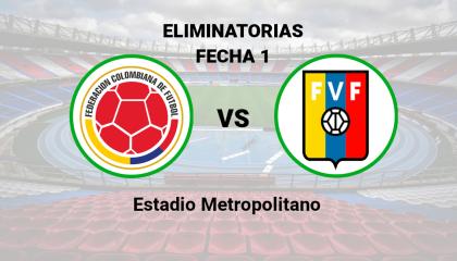 Colombia se enfrenta a Venezuela en el estadio Metropolitano el 7 de septiembre de 2023.