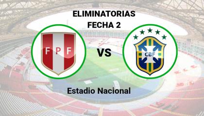 Perú se enfrenta a Brasil en el estadio Nacional de Lima, el 12 de septiembre de 2023.