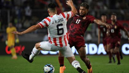 Venezuela se enfrentó a Paraguay en el estadio Monumental de Maturín, el 12 de septiembre de 2023.