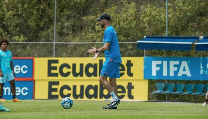 Félix Sánchez Bas, técnico de Ecuador, el pasado 7 de septiembre de 2023.