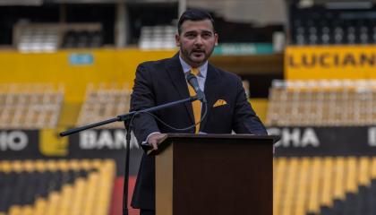 Antonio Alvarez, durante la ceremonia de cambio de mando realizada el 13 de diciembre de 2023.