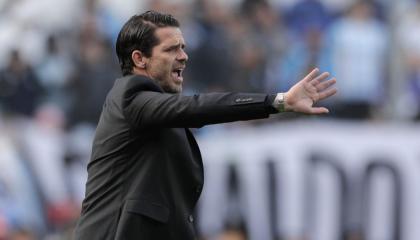 Fernando Gago, durante su época como entrenador de Racing, el 23 de octubre de 2022.