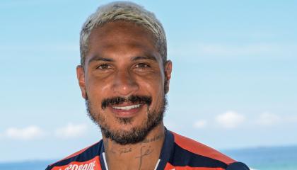 Paolo Guerrero jugador de César Vallejo, 6 de febrero de 2024.