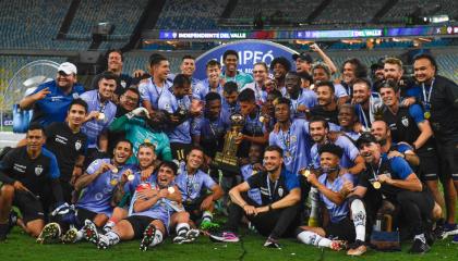 Independiente del Valle cuando ganaron la Recopa Sudamericana, 28 de febrero de 2023.