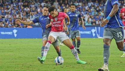 Emelec se enfrentó a Independiente del Valle en el estadio George Capwell, el 31 de marzo de 2024.