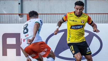 Joao Rojas, durante el partido de Barcelona ante Cobresal, el 2 de abril de 2024.