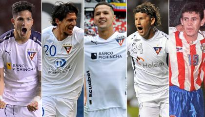 Luis Amarilla, Enrique Vera, Alex Arce, Carlos Espínola y Virgilio Ferreira son paraguayos que se destacaron con Liga de Quito.