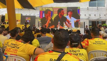 Los socios de Barcelona SC durante la Asamblea del sábado 6 de abril de 2024.